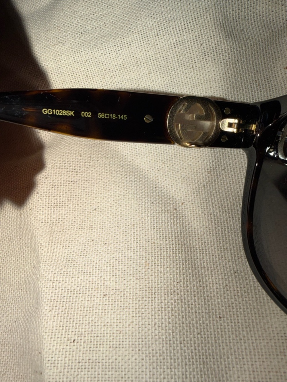 Gucci Brown Gradient Square Women's Sunglasses - Picture 3 of 5
